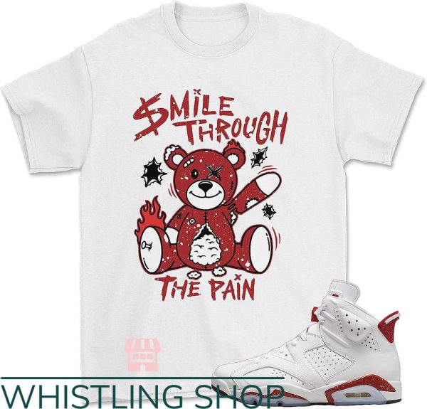 Jordan 11 Cherry T-Shirt Smile Through The Pain