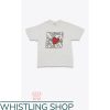 Keith Haring Heart T-Shirt Keith Haring Cool Holding Heart