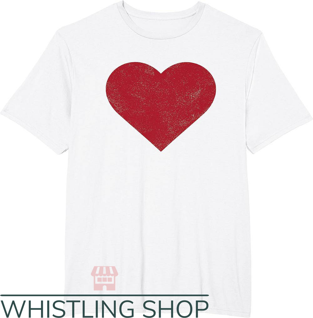 Keith Haring Heart T-Shirt Simple Heart