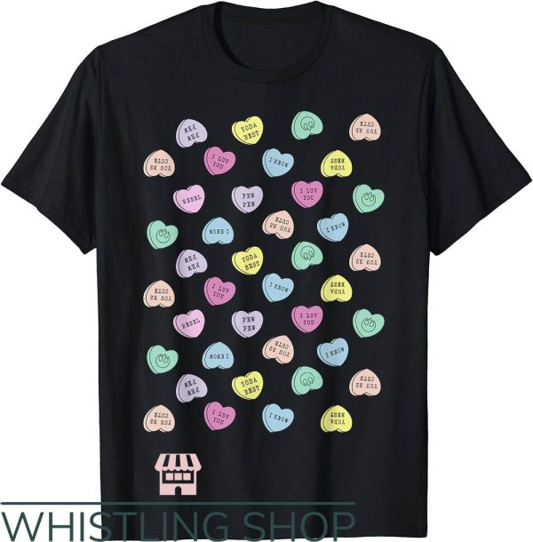 Keith Haring Heart T-Shirt Star Wars Candy Hearts Love