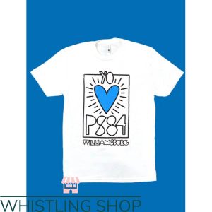 Keith Haring Heart T-Shirt Yo Heart P884