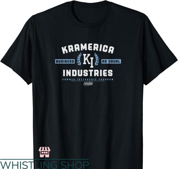 Kramer Seinfeld T-shirt Industries Business As Usual