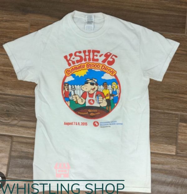 Kshe 95 T-Shirt Summer Blood Drive Since 2015 Trending
