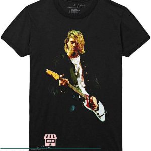 Kurt Cobain T-Shirt Kurt Cobain Guitar Shirt