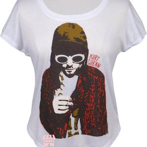 Kurt Cobain T-Shirt Kurt Cobain Smoking Shirt