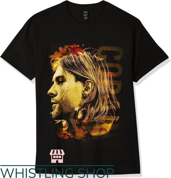 Kurt Cobain T-Shirt Side View Of Kurt