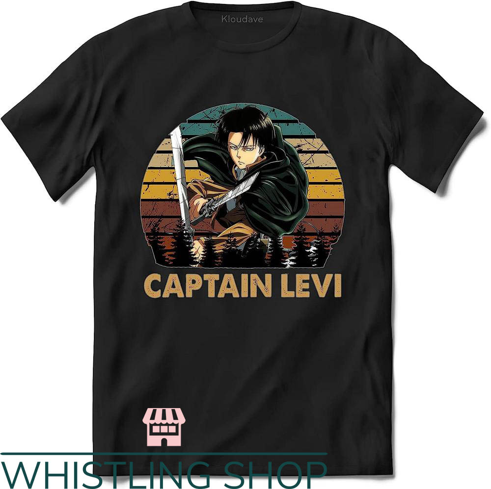 Levi Ackerman T-Shirt Retro Levi Ackerman