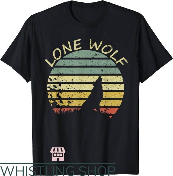 Lone Wolf T-Shirt Vintage Lone Wolf Shirt