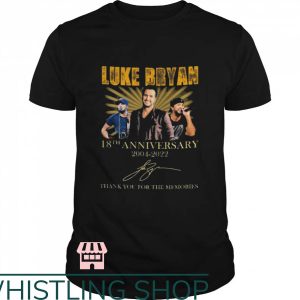 Luke Bryan T-Shirt 18th Anniversary 2004