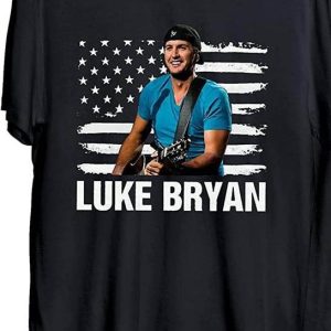 Luke Bryan T-Shirt American Flag