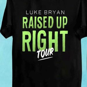 Luke Bryan T-Shirt Raised Up Right Tour
