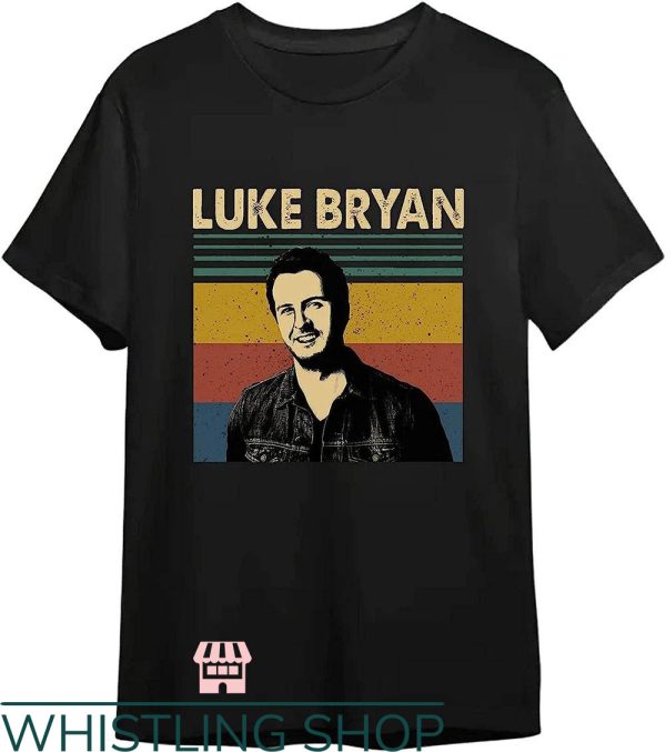 Luke Bryan T-Shirt Retro Luke Bryan