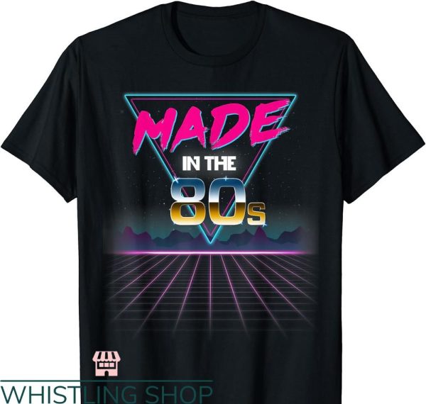 Made In The 80’s T-shirt Retro 80’s Grid