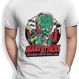Mars Attack T-shirt Mars Attack Movie Poster 1996 T-shirt