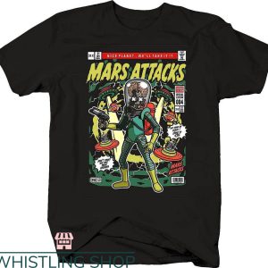 Mars Attack T-shirt Mars Attack Pop Collectible Movie Shirt
