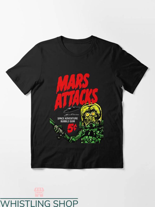 Mars Attack T-shirt Mars Attack Space Adventure Bubble Gum