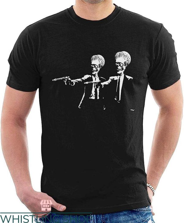 Mars Attack T-shirt Mars Attack Tim Burton Pulp Fiction