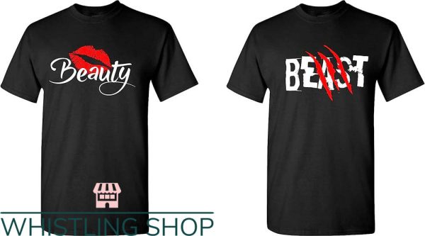 Matching Disney For Couples T-shirt Beauty And The Beast