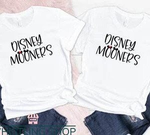 Matching Disney For Couples T-shirt Disney Mooners T-shirt