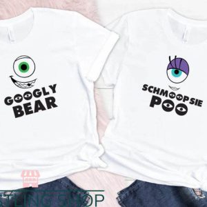 Matching Disney For Couples T-shirt Googly Bear Schmoopsie Poo