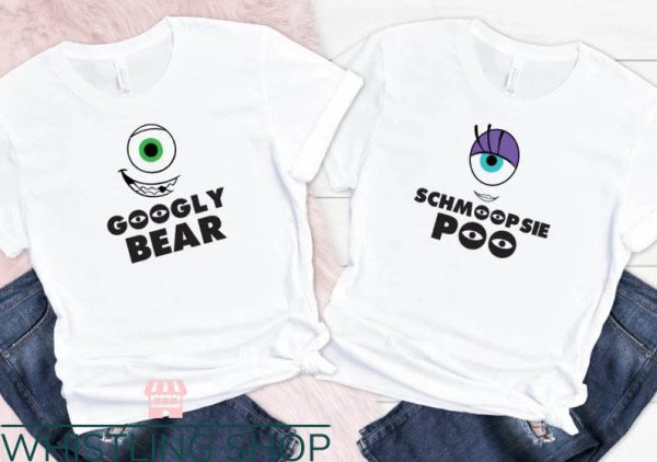 Matching Disney For Couples T-shirt Googly Bear Schmoopsie Poo