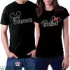 Matching Disney For Couples T-shirt Groom And Bride T-shirt