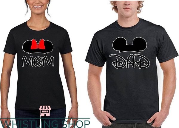 Matching Disney For Couples T-shirt Mom And Dad Mickey