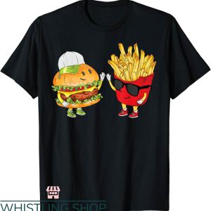 Mcdonalds Bts T-shirt Hamburger Fries High Five T-shirt