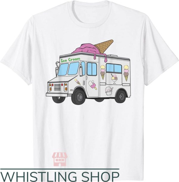 Mister Softee T-Shirt Funny Ice Cream Truck Summer Cute Gift