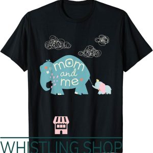 Mom And Son T-Shirt Disney Dumbo Cute Elephant Day
