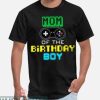 Mom Birthday T Shirt Mom Of Birthday Boy Gift Tee Shirt
