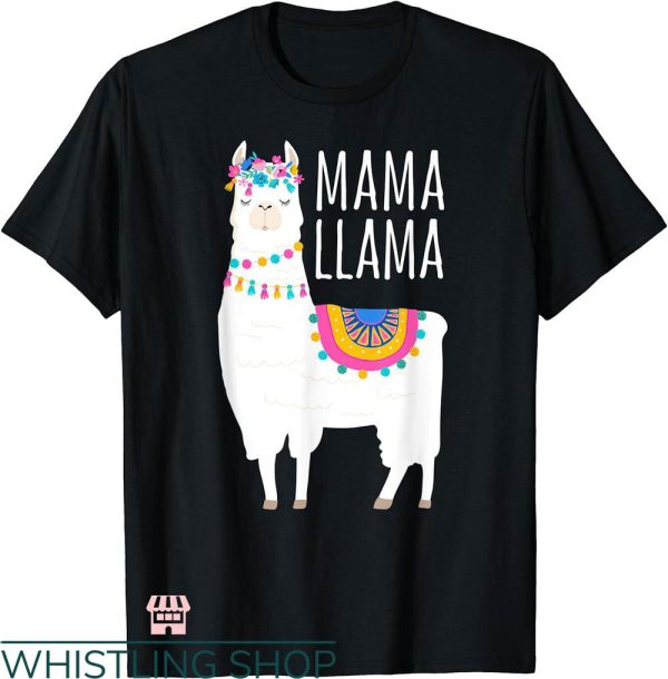 Mommy And Me T-shirt Mama Llama T-shirt