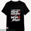 Mommy Mom Bruh T-shirt Black Texting Trending