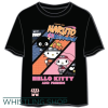 Naruto Hello Kitty T Shirt And Friends