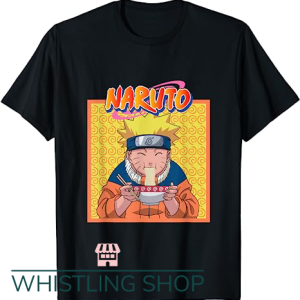 Naruto Hello Kitty T Shirt Eating Ramen