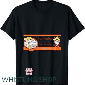 Naruto Hello Kitty T Shirt Ichiraku Ramen Wrapper