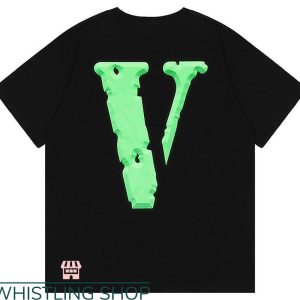 Nav Vlone T-shirt Big V Neon