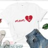 New Mom T Shirt Mommy Of Two Heart Gift Tees Shirt