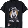 Not In The Mood T-Shirt Funny Kitten Cat Lover Tee Trending