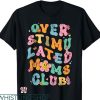 Overstimulated Moms Club T-Shirt Colorful Text Trending