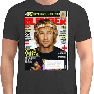 Owen Wilson Nirvana T-Shirt Owen Wilson Magazine