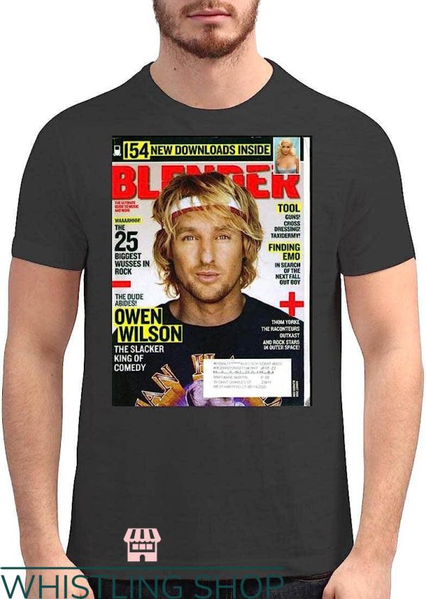 Owen Wilson Nirvana T-Shirt Owen Wilson Magazine
