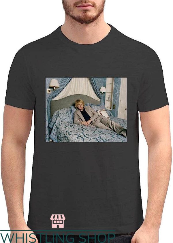 Owen Wilson Nirvana T-Shirt Owen Wilson On The Bed