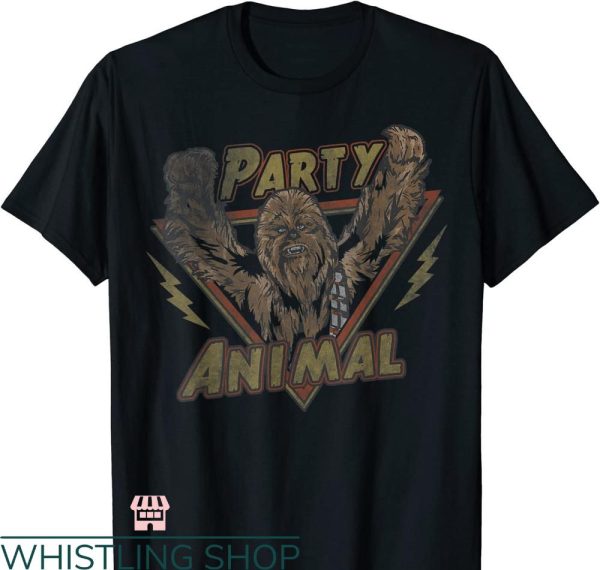 Party Animals T-shirt Star Wars Chewbacca Portrait
