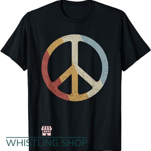 Peace Through Superior Firepower T Shirt Sign Retro