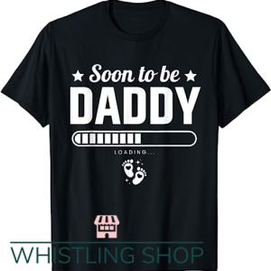Pregnancy Announcement Couple T Shirt Daddy 2024