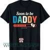 Pregnancy Announcement Couple T Shirt Mens Soon to be Daddy