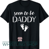 Pregnancy Announcement Couple T Shirt Soon To Be Daddy Funny
