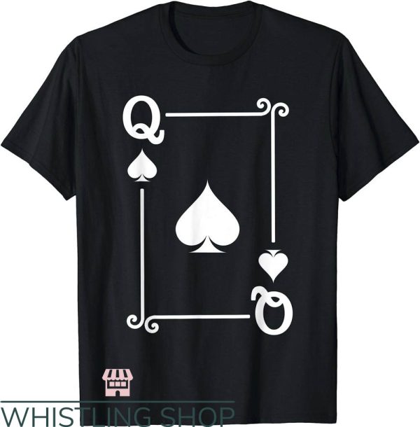 Queen Of Spades T-Shirt Queen Card T-Shirt Trending