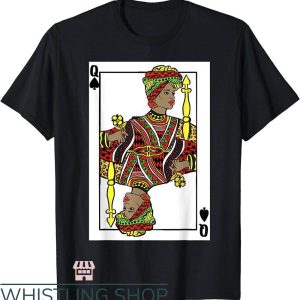 Queen Of Spades T-Shirt Queen Spades African American Card